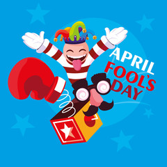 april fools day surprise box © djvstock