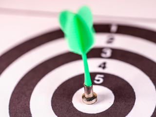The image of a darts target
