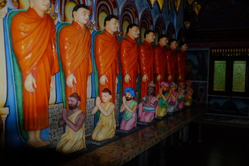 statues in the temple