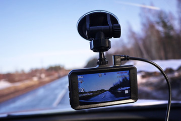 Video recorder to record the traffic situation while driving your car. It can be used both in cars...