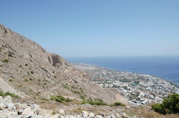 Fototapeta na wymiar Mountain view of the Mediterranean sea 