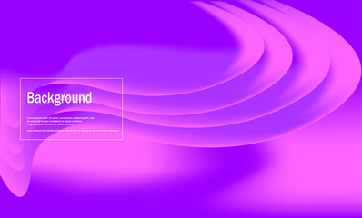 Trendy gradients background with Fluid colorful shapes composition vector