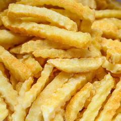 Pommes in Nahaufnahme 