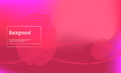Trendy gradients background with Fluid colorful shapes composition vector