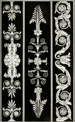 Black-white old pattern
