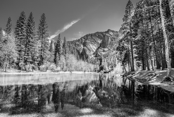 Merced River B&W