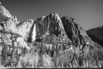 Yosemite Falls with Meadow