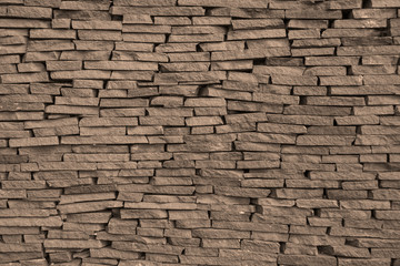 the texture of the wall of masonry. architecture, construction.