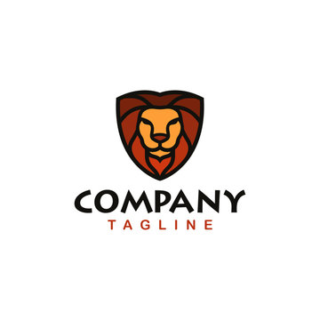 Lion Logo Template Stock Image