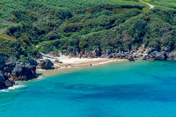Beach of Torimbia near to Llanes village