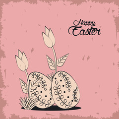 Happy easter card