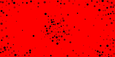 Scattered random black dots. Dark points dispersio