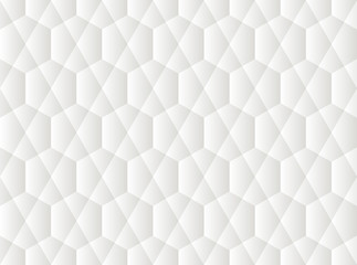 White seamless geometric texture. Stylish pattern and tile for your design. Geometric background.