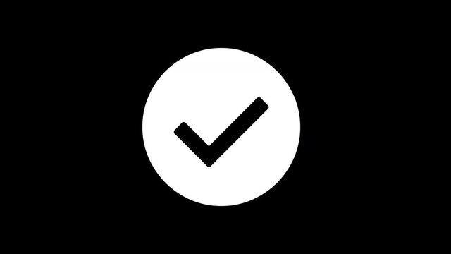 From the Glitch effect arises check circle symbol. Then the TV turns off. Alpha channel Premultiplied - Matted with color black