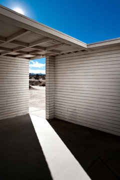 Courtyard Entry With Sunlight