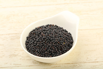 Black lentils