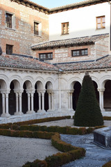 Fototapeta premium Romanesque cloister of the Monastery of Las Huelgas, Burgos.