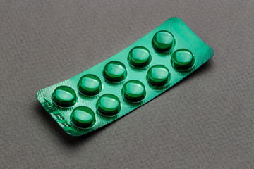 pills in an unsigned blister