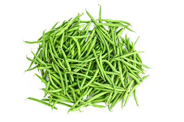 green beans isolated