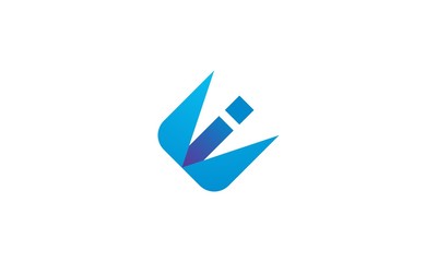 e i blue company logo