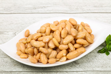 Baked white bean