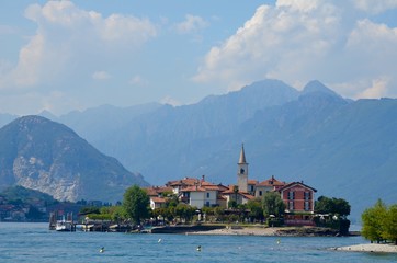 Isola dei Pescatori, Pi&eacute;mont, Italie