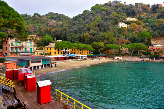 paraggi portofino after the storm of 30-10-2018