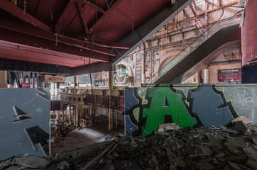 verlassene halle fuer events