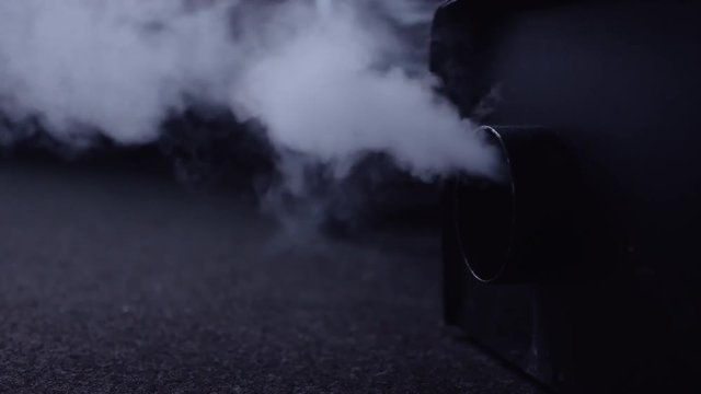 Fog machine on stage