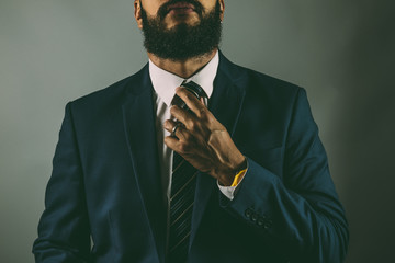 Professional person with beard