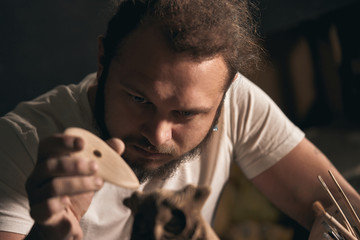 pottery art, clay product, molding