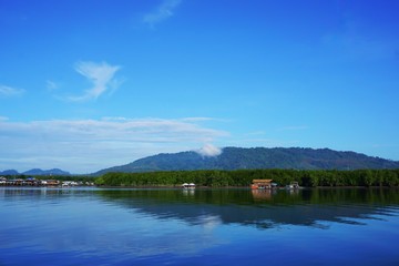Mountain view, sea at Phang Nga, Thailand
