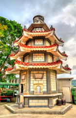 Fototapeta premium Zhishanyan Huiji Temple in Taipei, Taiwan