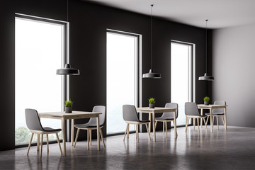 Loft gray cafe corner