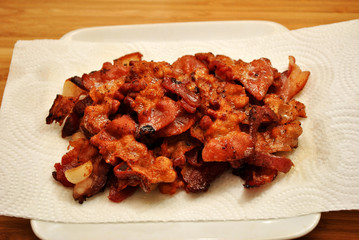 Crispy Fried Bacon Strips