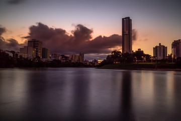 Obraz premium Sunset in Blumenau SC