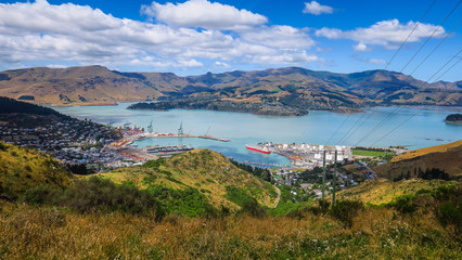 Christchurch Gondola and Mount Pleasant in New-Zealand