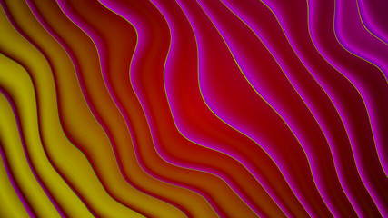 Background in paper style. Of multi-colored details.