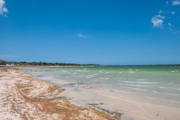 Jericoacoara, Ceará, Brasil. Outubro 2018. Paisagem da Lagoa do Paraíso em Jericoacoara