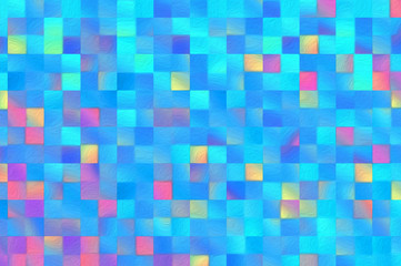 Abstract square blocks shapes gradient pattern background