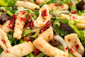 Vietnamese Spicy Squid Salad