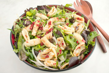 Vietnamese Spicy Squid Salad