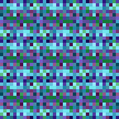 Seamless pattern background from a variety of multicolored squares.