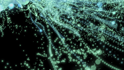 Abstract background with circles and lines. Different shades and thickness.