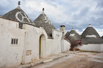 Unique Trulli houses of Alberobello, Puglia region, Italy