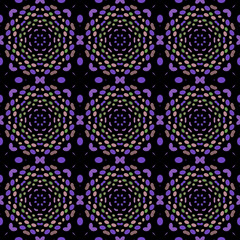 Seamless background pattern with a variety of multicolored lines.