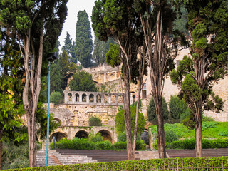 Castel San Pietro (St.Peter's Castle). Verona, Italy. November 2018
