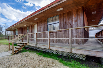 Ranch Style Home Exterior Modern Architectural Real Estate View American Style Dream Home