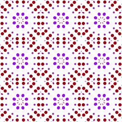 Seamless abstract pattern background with a variety of colored circles.