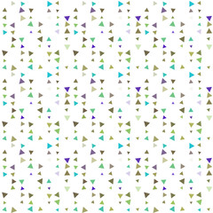 Abstract seamless pattern background with multi-colored varied triangles.